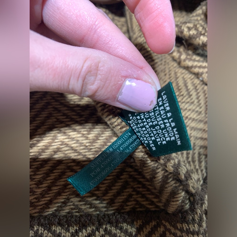 Lauren Ralph lauren petite cardigan brown - Picture 7 of 13